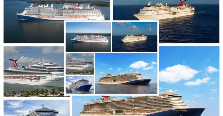 Carnival Cruise Ships By Size With Charts (2024)