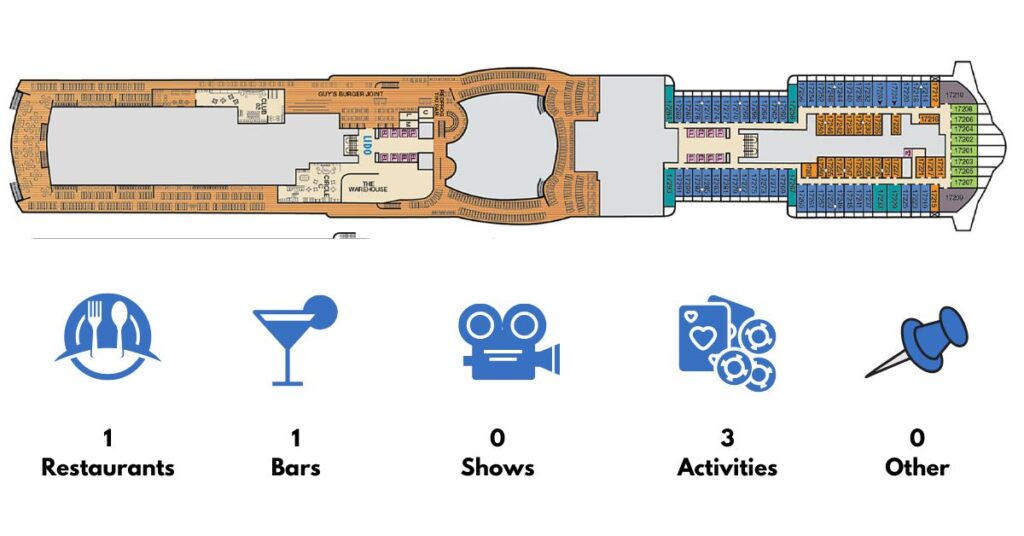 Carnival Jubilee Deck plan 17