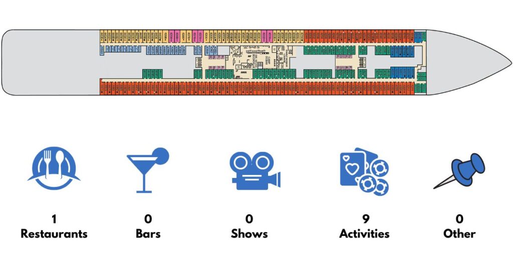 Carnival Jubilee Deck plans | Layouts & Activities