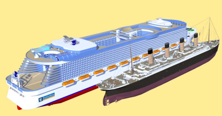 Titanic Vs Modern Cruise Ships