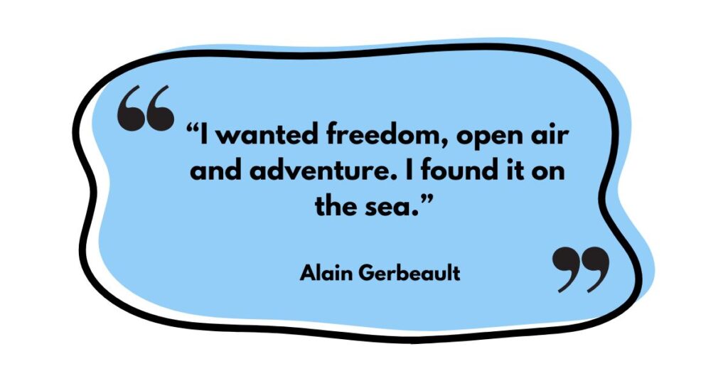 Alain Gerbeault quote